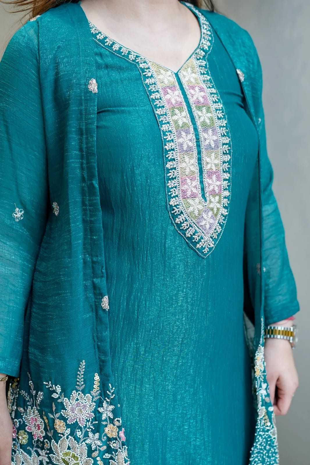 Chinon Party Wear Kurti