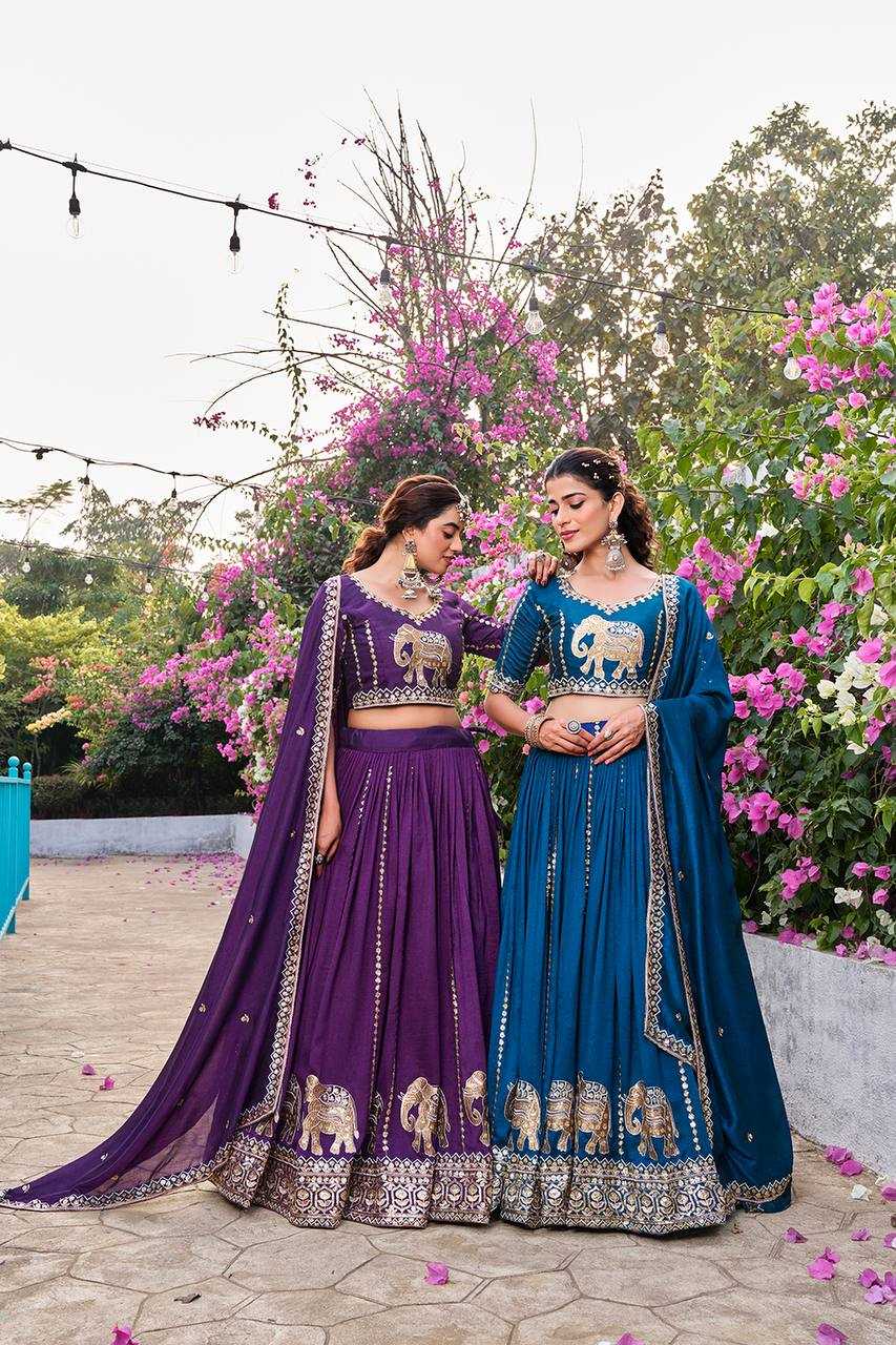 Vichitra Silk Lehenga