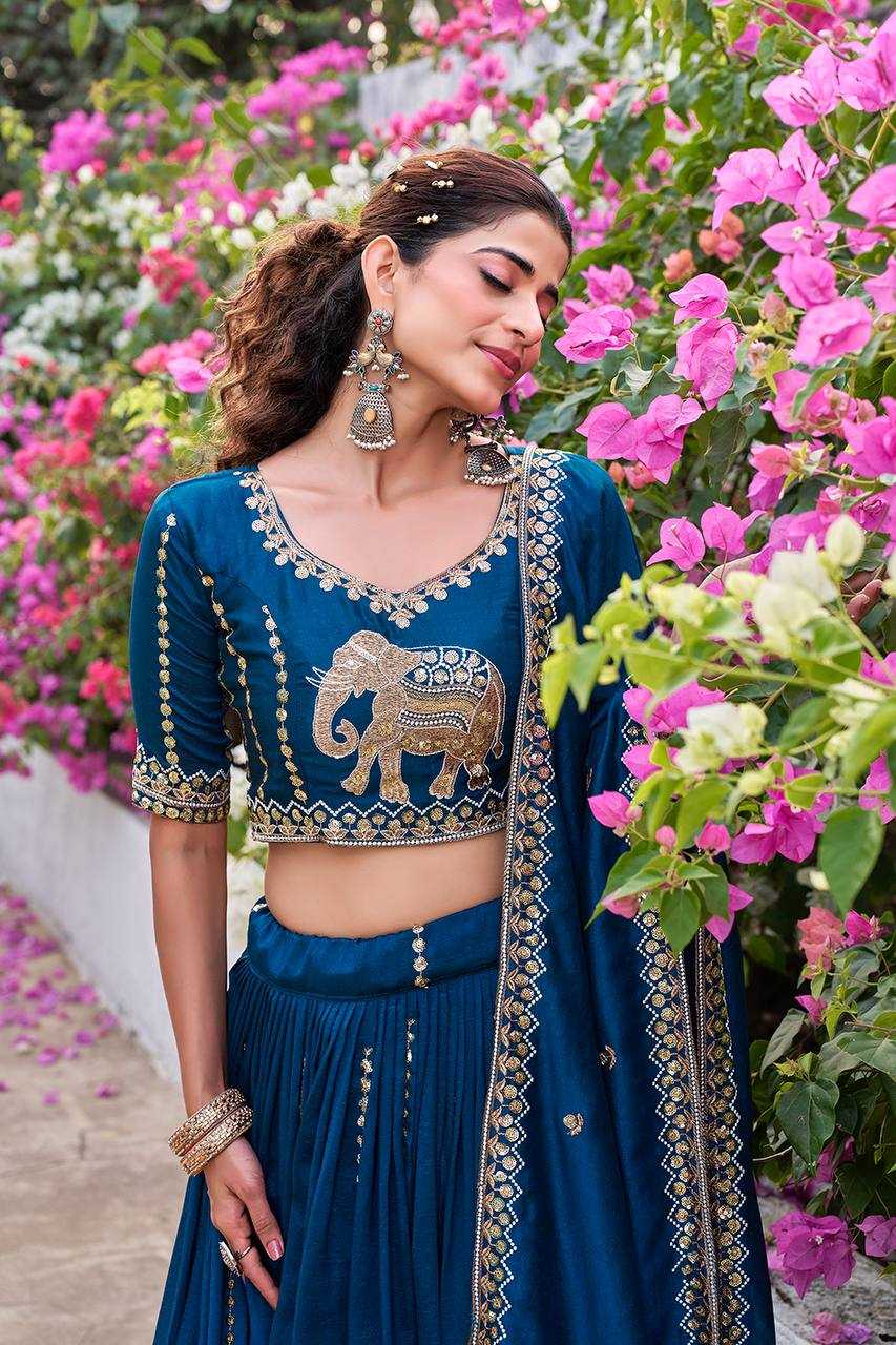 Vichitra Silk Lehenga