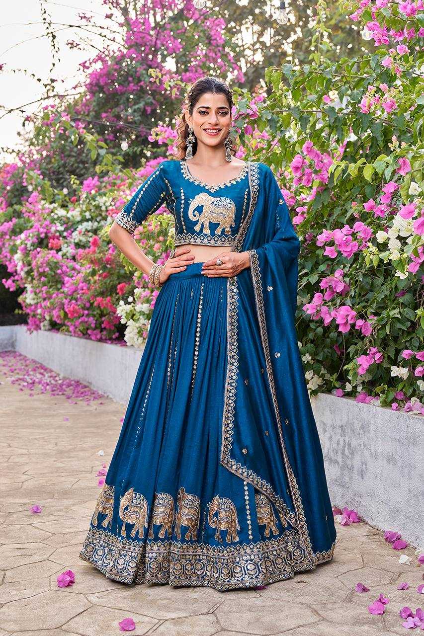 Vichitra Silk Lehenga