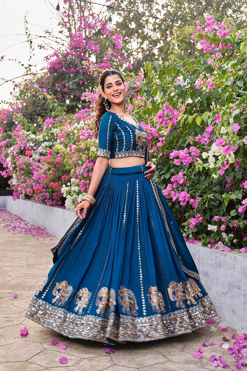 Vichitra Silk Lehenga