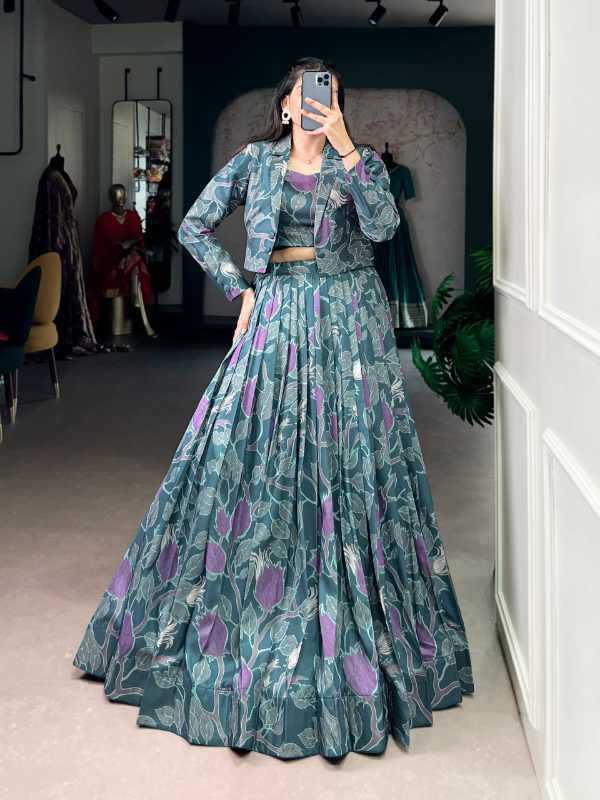 Tussar Silk Designer Lehenga 1115