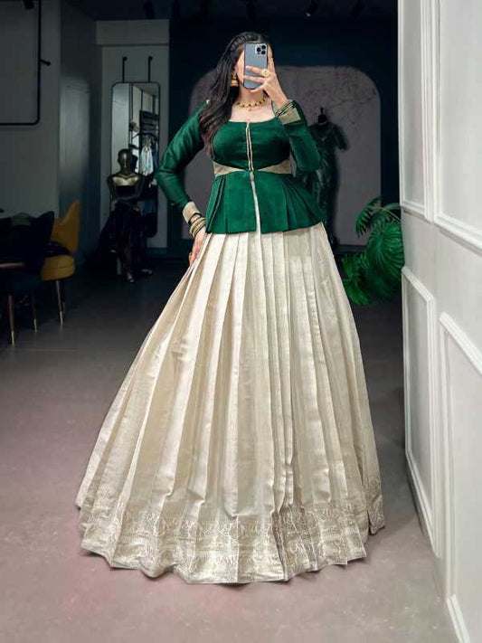 Satin Silk Traditional Lehenga