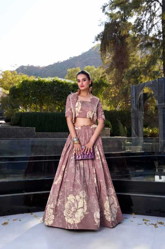 Tussar Silk Designer Lehenga
