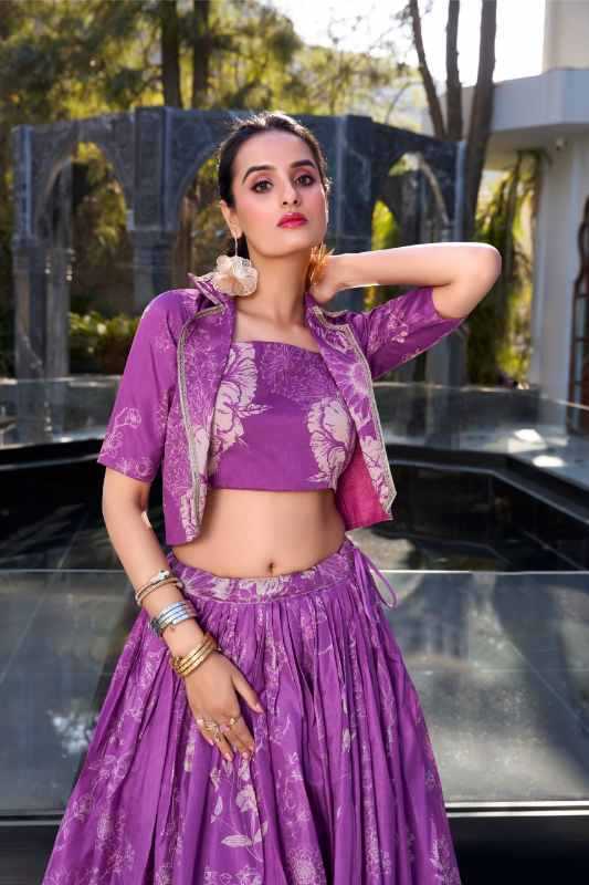Tussar Silk Designer Lehenga