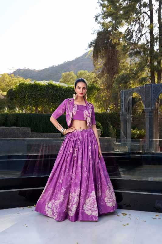 Tussar Silk Designer Lehenga