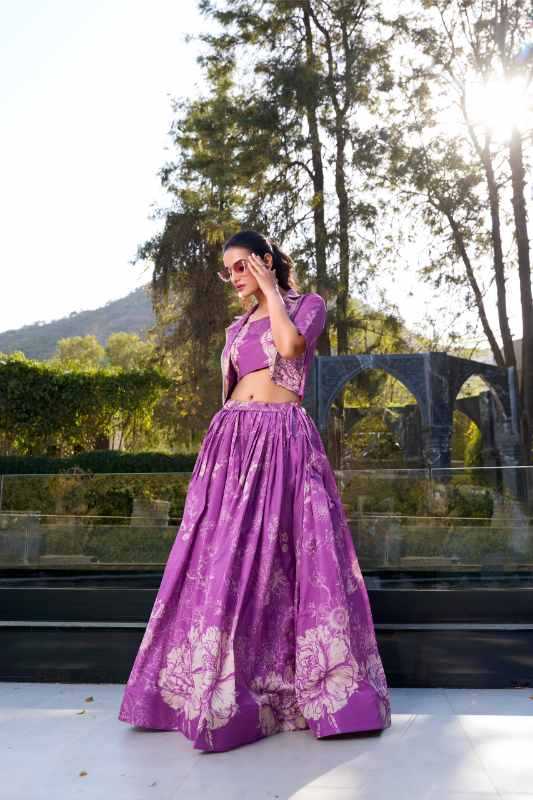 Tussar Silk Designer Lehenga