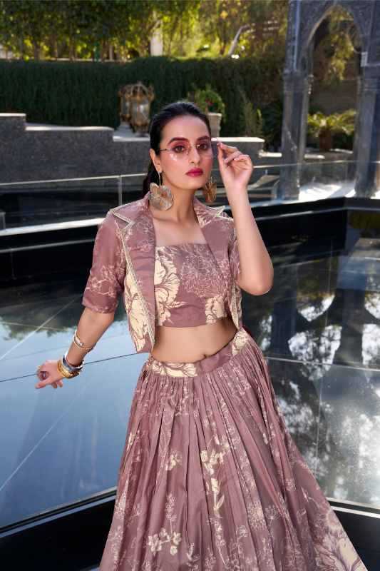 Tussar Silk Designer Lehenga