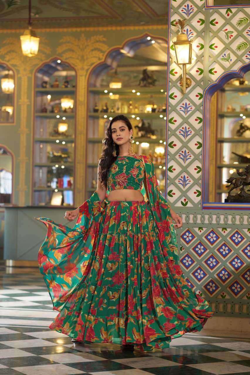 Fancy Printed Lehenga