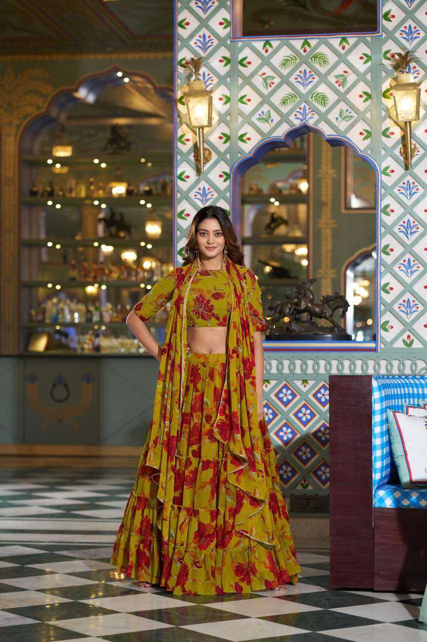 Fancy Printed Lehenga