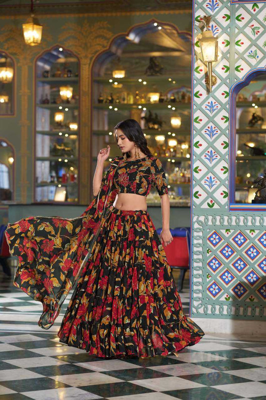 Fancy Printed Lehenga