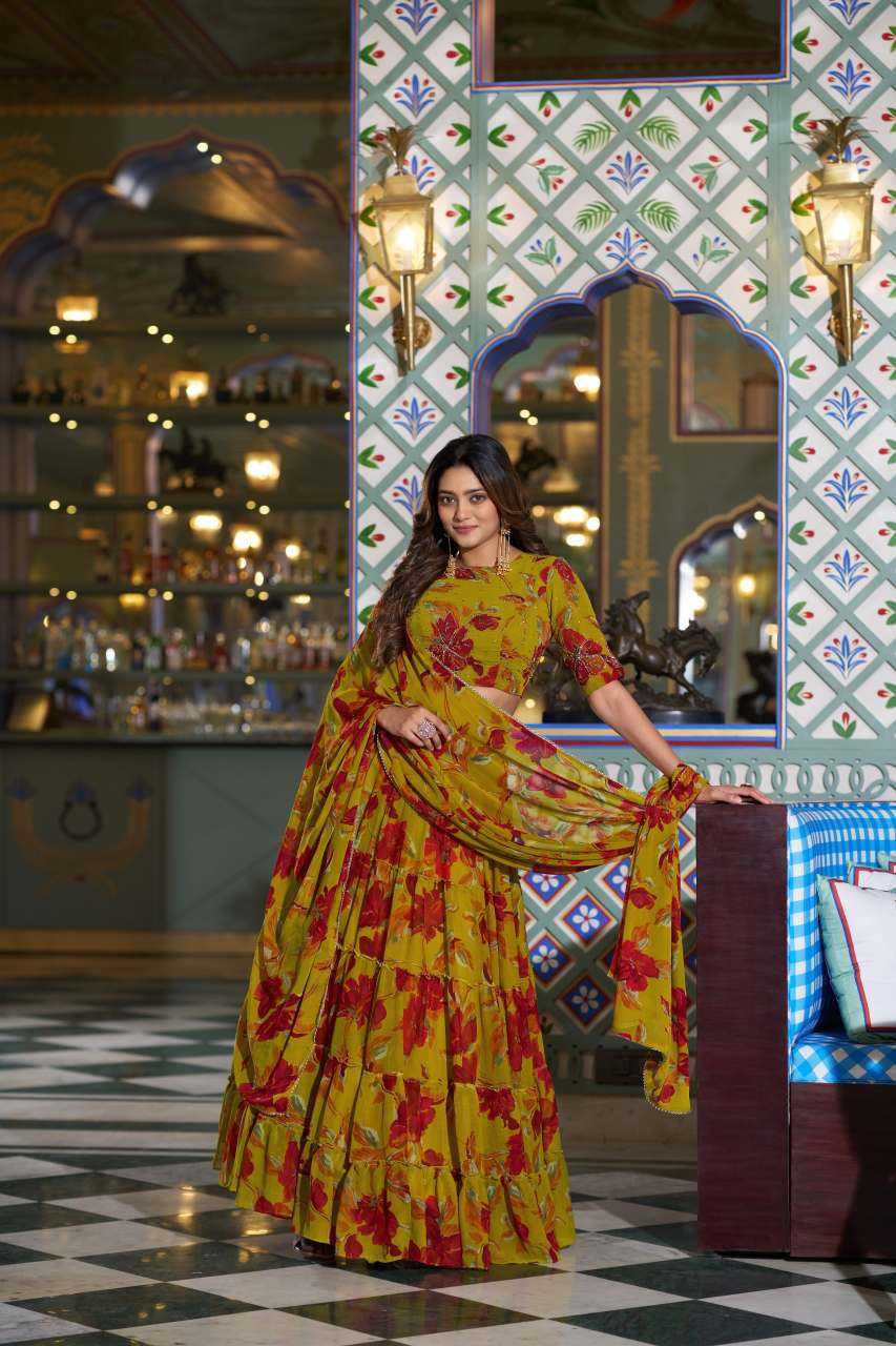 Fancy Printed Lehenga