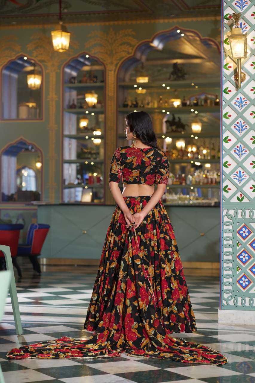 Fancy Printed Lehenga