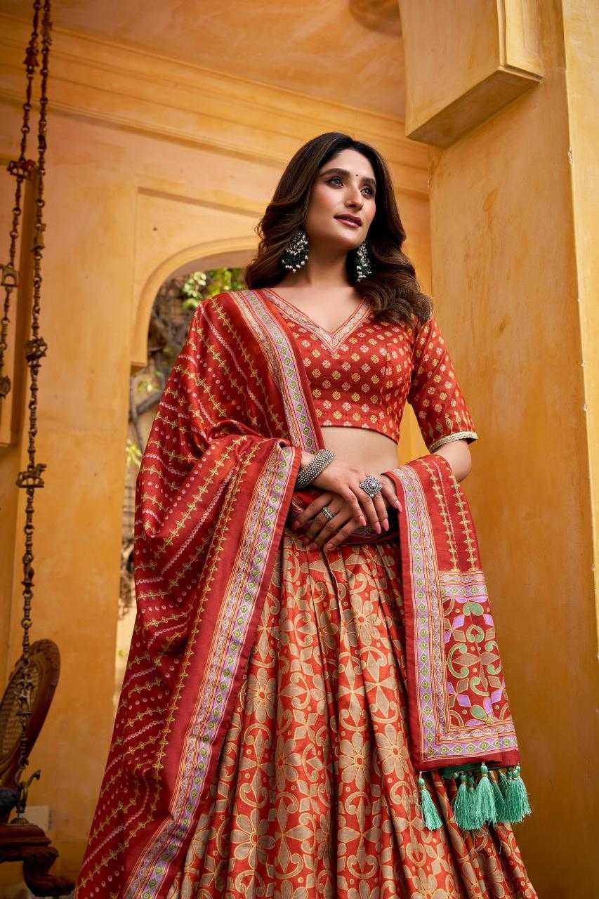 Tussar Silk Designer Lehenga