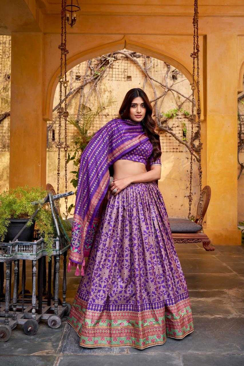 Tussar Silk Designer Lehenga