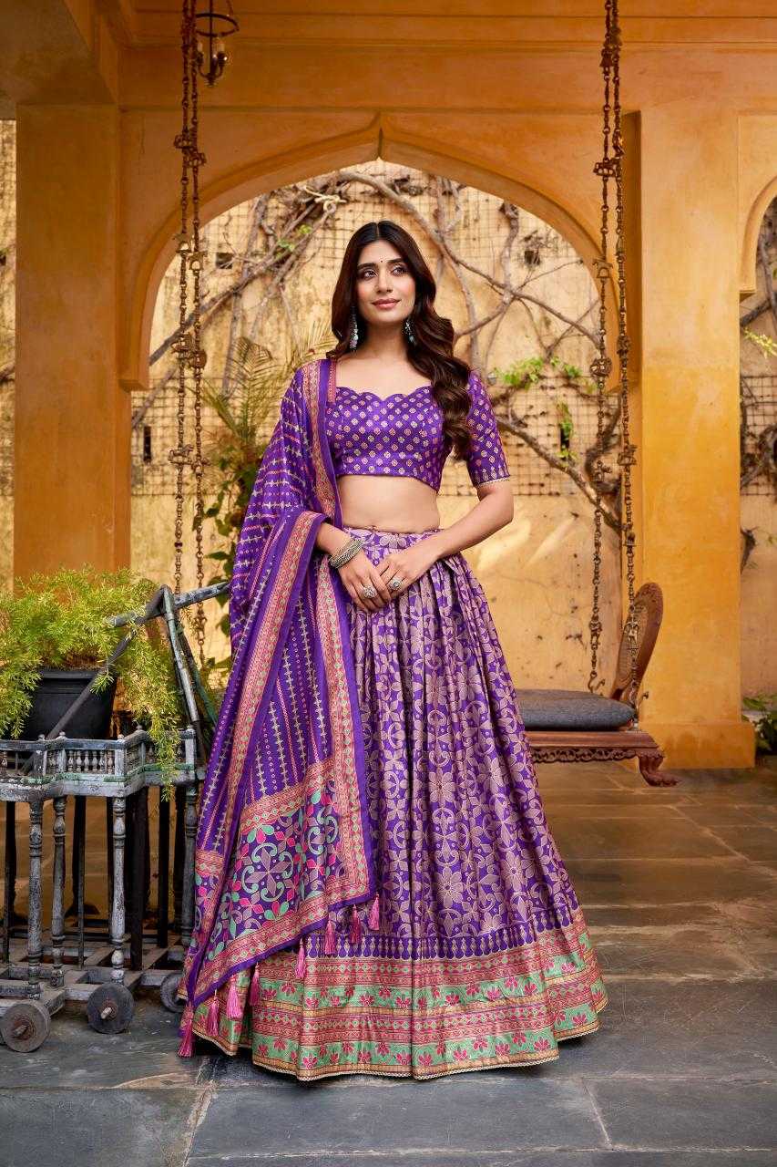 Tussar Silk Designer Lehenga