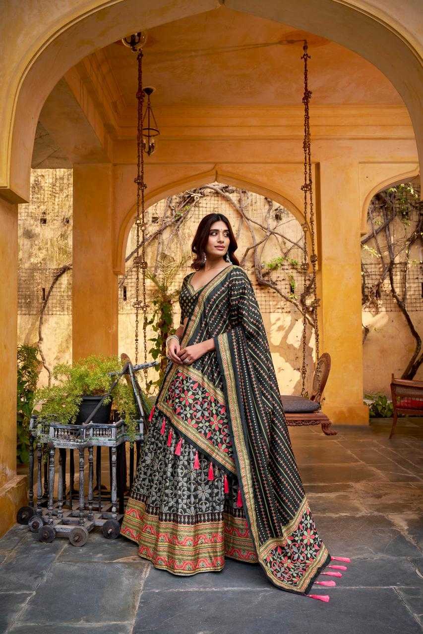 Tussar Silk Designer Lehenga