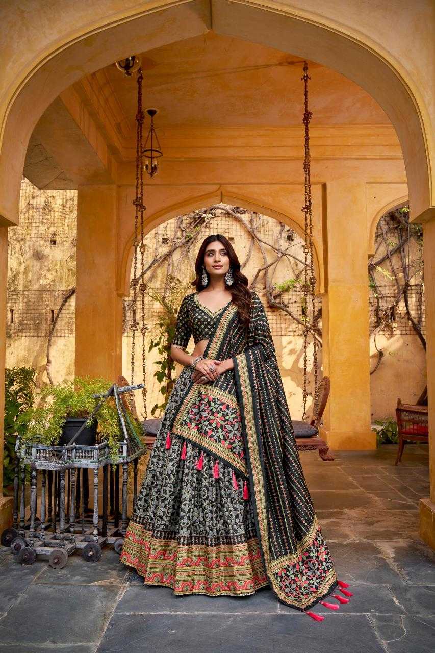 Tussar Silk Designer Lehenga