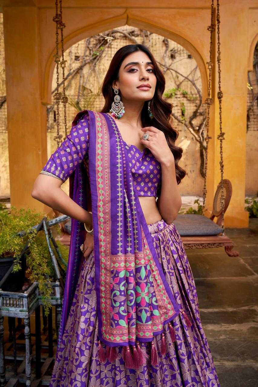 Tussar Silk Designer Lehenga