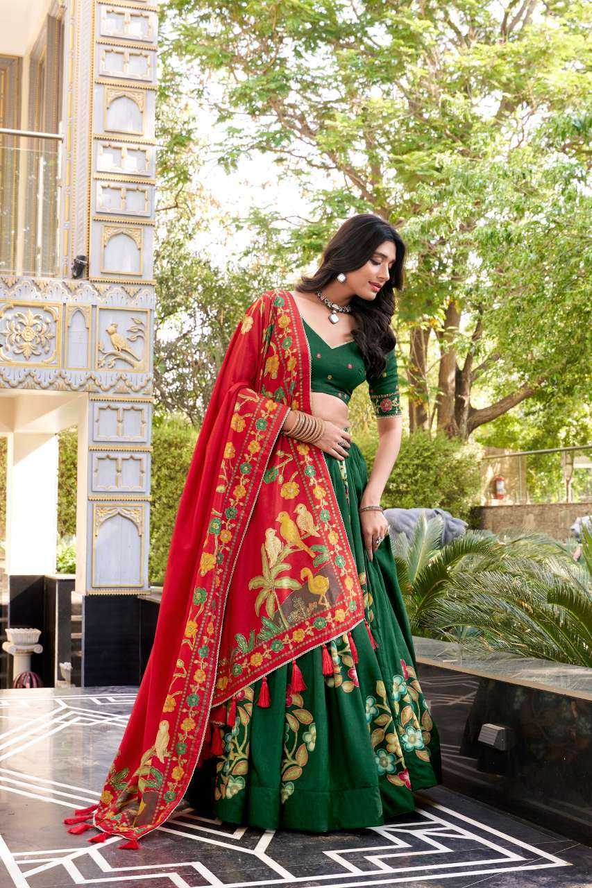 Tussar Silk Lehenga