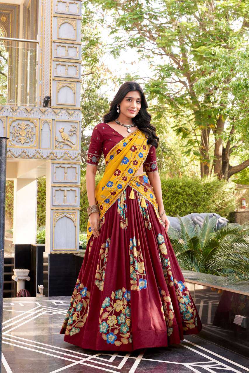 Tussar Silk Lehenga