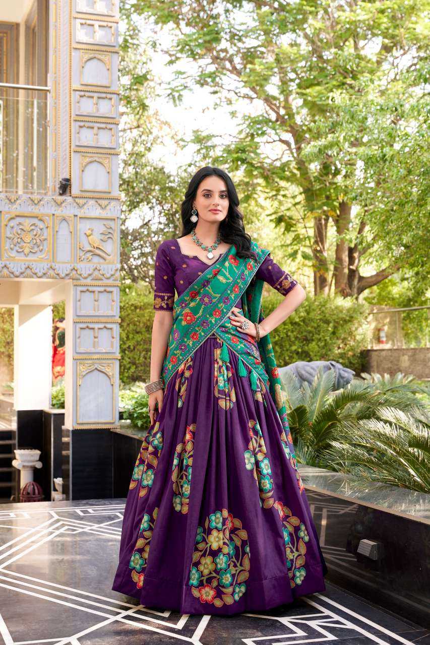 Tussar Silk Lehenga