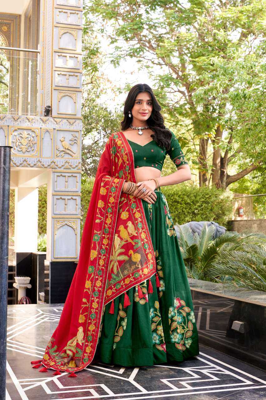 Tussar Silk Lehenga
