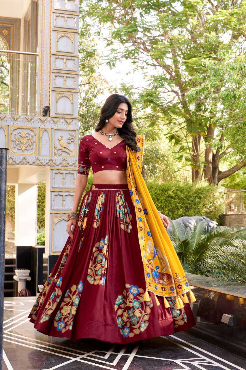 Tussar Silk Lehenga