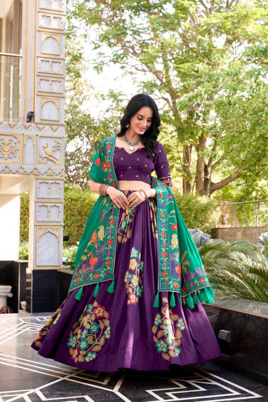 Tussar Silk Lehenga