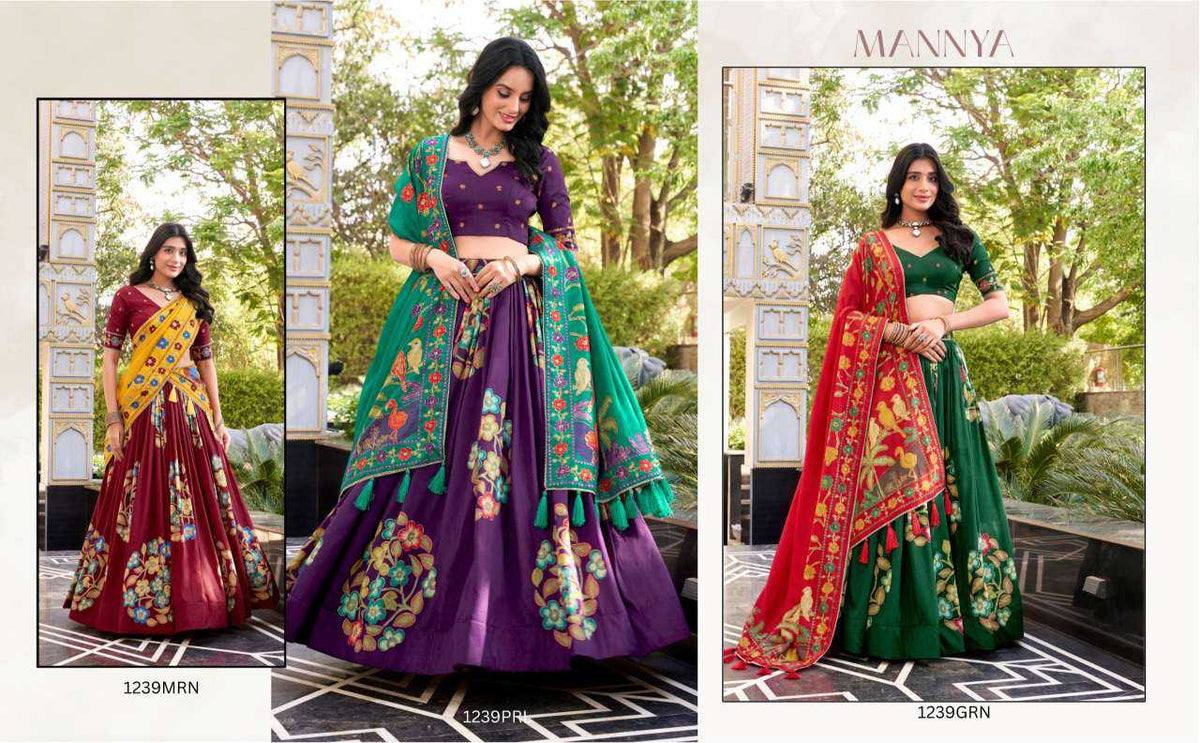 Tussar Silk Lehenga