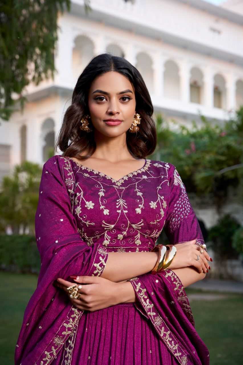 Vichitra Silk Lehenga 1404