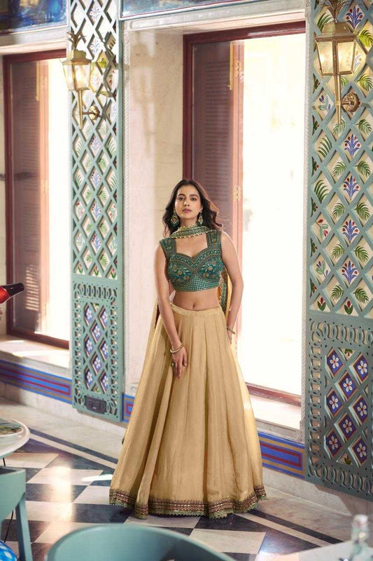 Silk Traditional Lehenga 1442