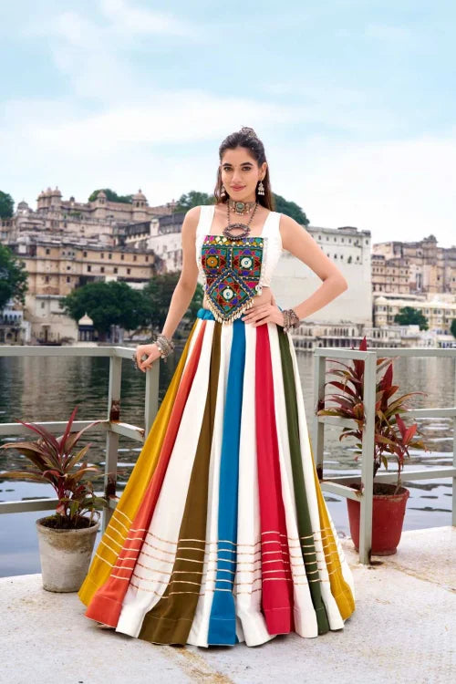 Pure Rayon Designer Lehenga