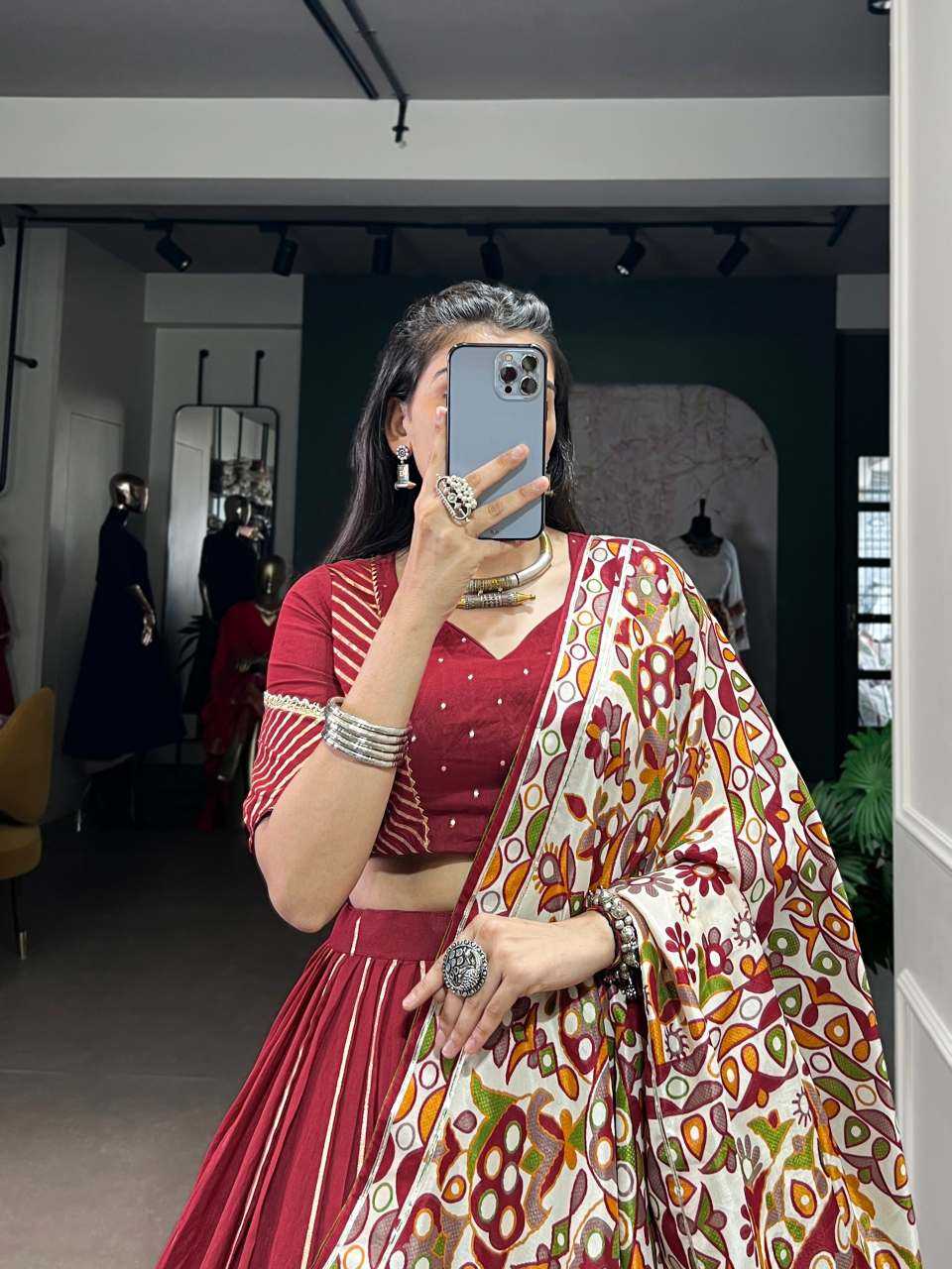 Chanderi Soft Designer Lehenga