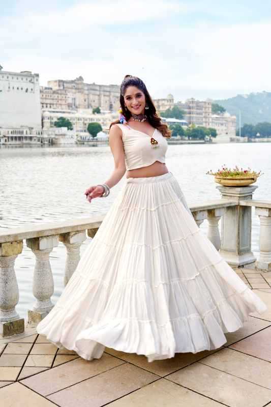 Rayon Traditional Lehenga in Black