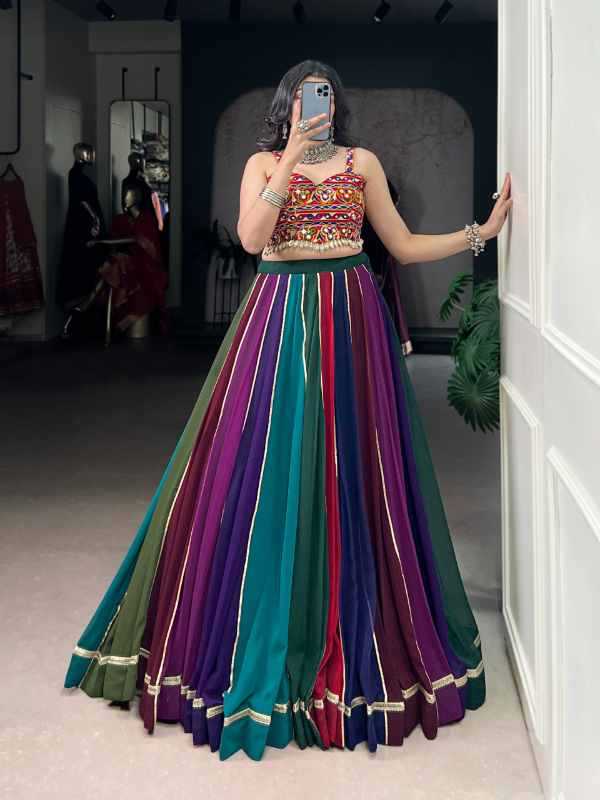 Georgette Designer Lehenga 1686