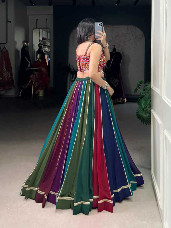 Georgette Lehenga 1686