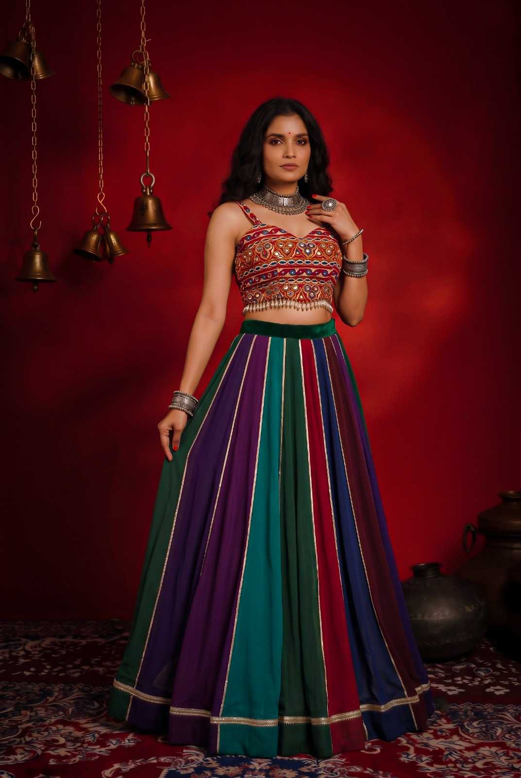 Georgette Lehenga 1686