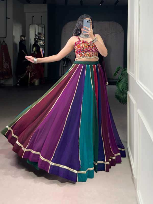Georgette Lehenga 1686
