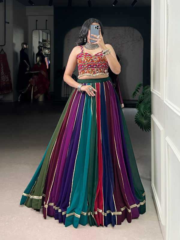 Georgette Lehenga 1686