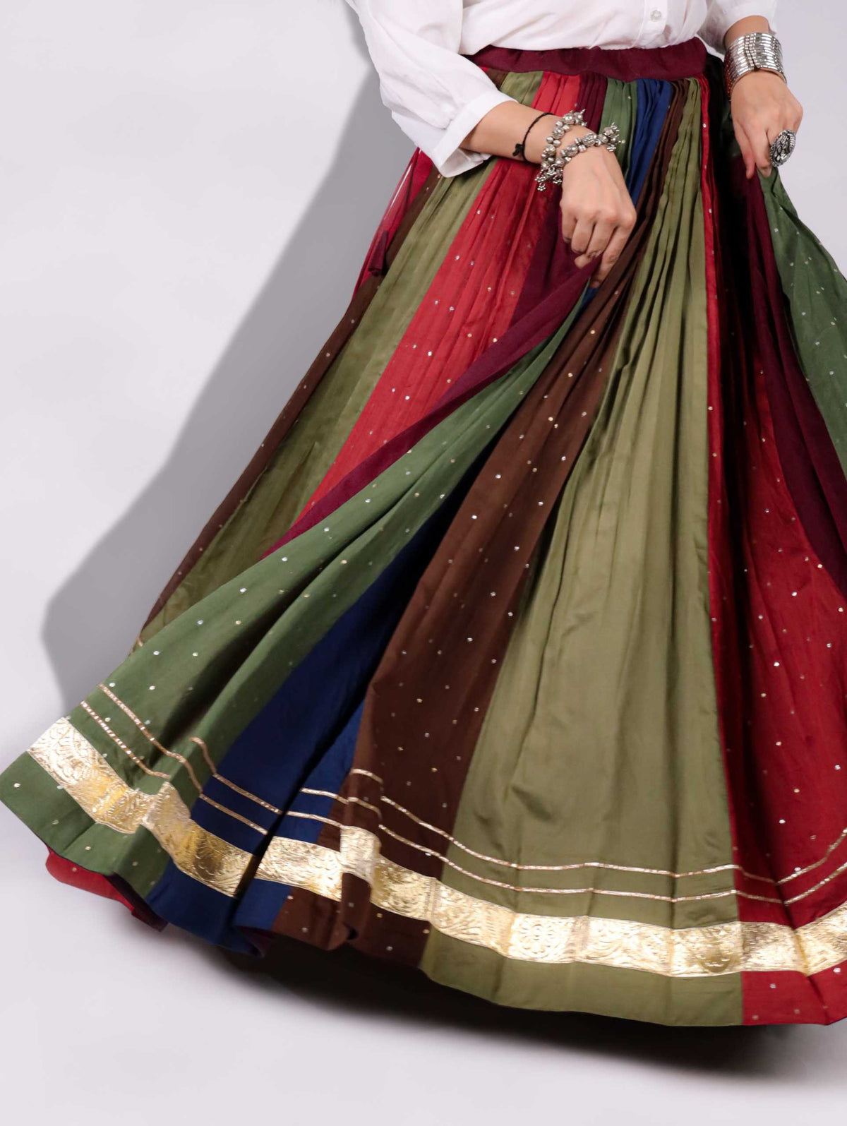 Cotton Designer Lehenga in Mustard