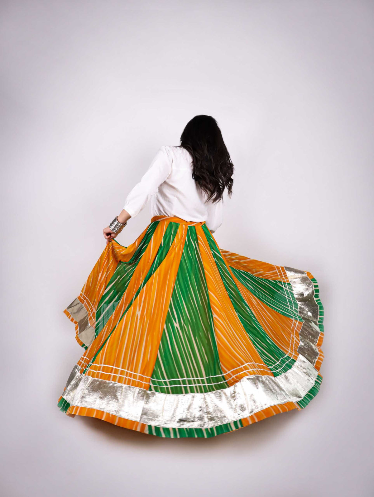 Cotton Designer Lehenga in Mustard