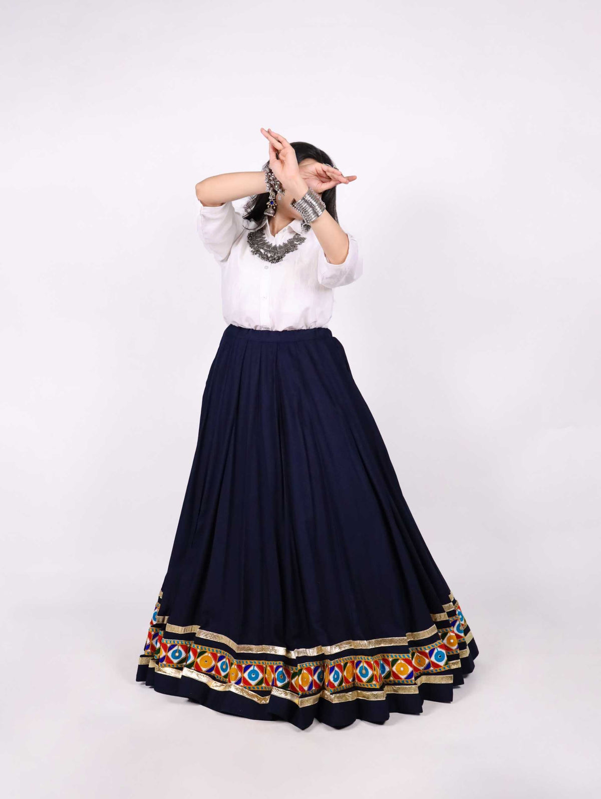 Cotton Designer Lehenga in Mustard
