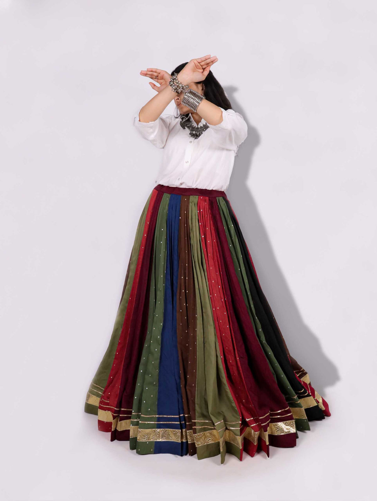 Cotton Designer Lehenga in Mustard