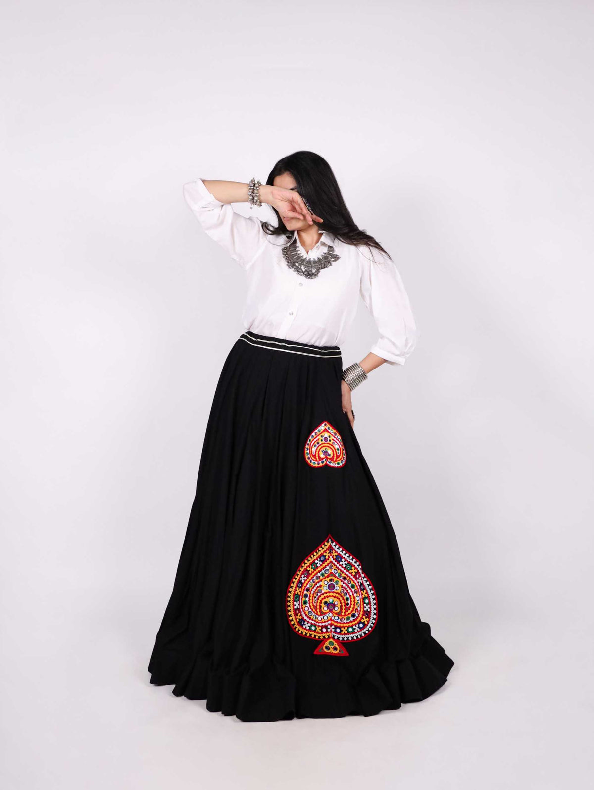 Cotton Designer Lehenga in Mustard