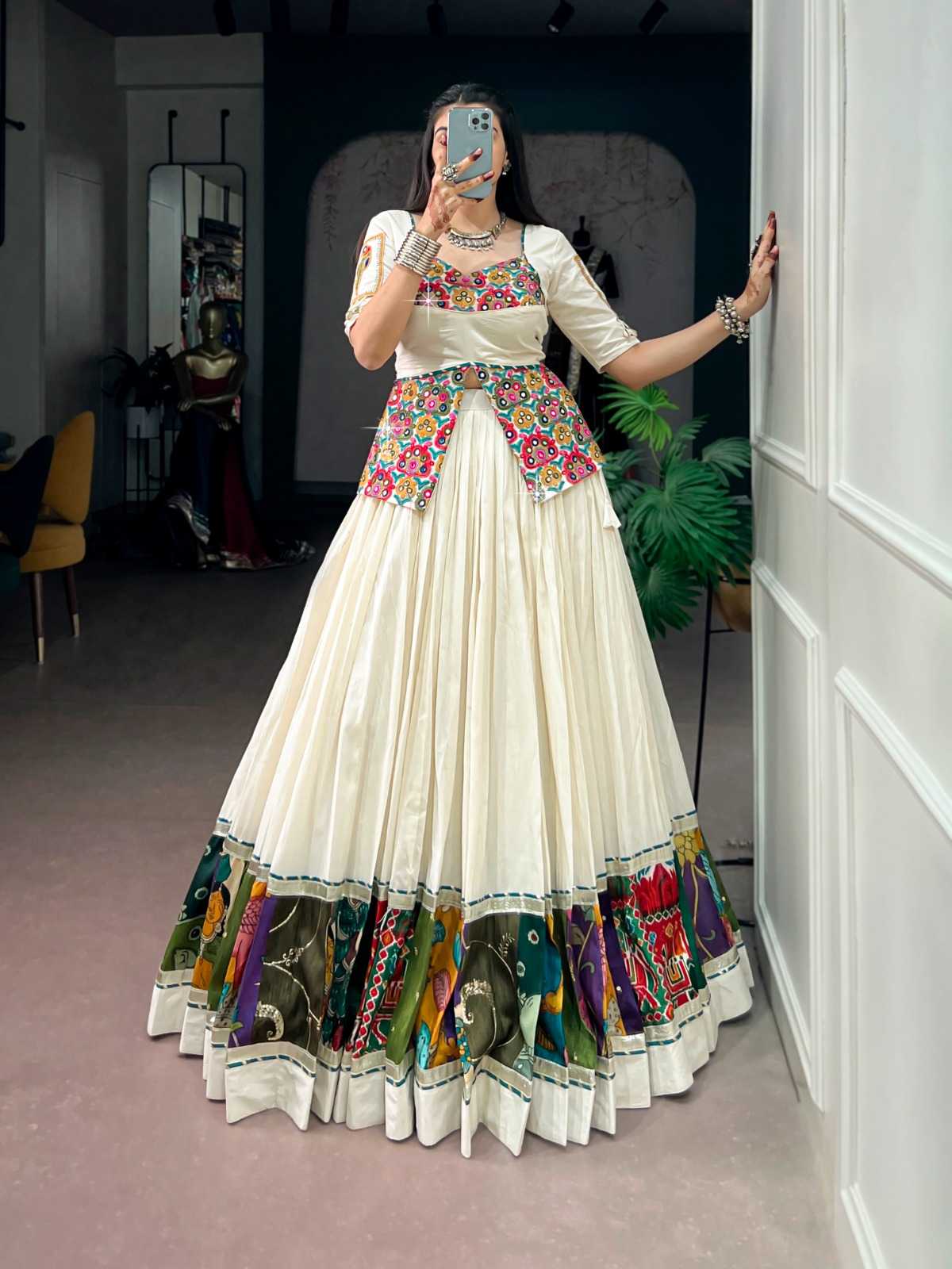 Cotton Designer Lehenga 1727