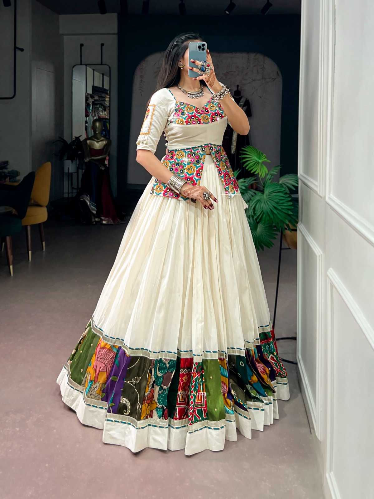 Cotton Designer Lehenga 1727