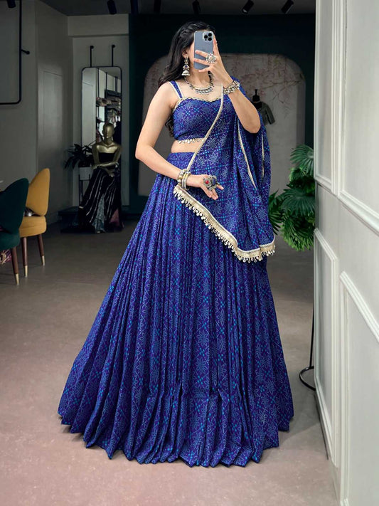 Georgette Traditional Lehenga 1731
