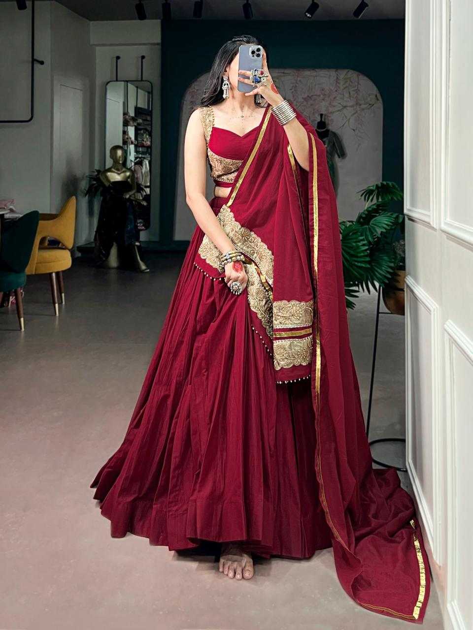 Cotton Designer Lehenga 1746