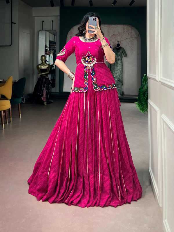 Georgette Printed Lehenga 1780